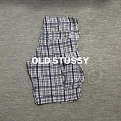 OLD STUSSY チェック ショーツ ハーフパンツ usedのサムネイル