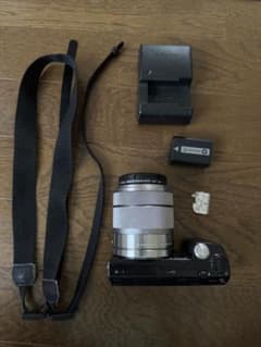 SONY 本体NEX-5 レンズSEL1855 - メルカリ