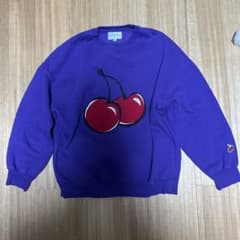 KIRSH パープル チェリープリント スウェット サイズ1のサムネイル