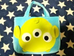 Disney キャラ リトルグリーンメン トートバッグのサムネイル