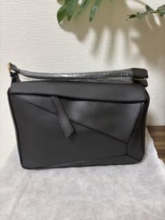 【美品】レザーバック　パズルバック風