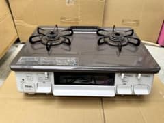 パロマ　LPガス用ガスコンロ　二口コンロ　2021年式　IC-S807BHA-1R　安心モード付 パロマ（Paloma） コンロ 二口 ガステーブル プロパンガス プラチナ