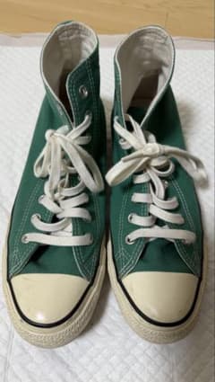 <箱なし>CONVERSE キャンバス ハイカット スニーカー グリーンのサムネイル