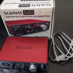Focusrite Scarlett Solo USB IF 箱付 - メルカリ
