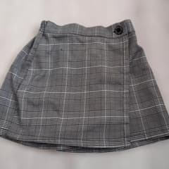 rabyraby 130cm チェック柄 キュロットスカートのサムネイル