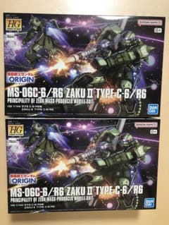 HG 1/144 ザクII C-6/R6型 2体セット まとめ値引きあり - メルカリ