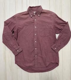 J.CREW 赤系チェック ボタンダウンシャツ Mのサムネイル