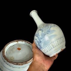 初期伊万里 徳利 26cm 染付 平佐 李朝 中国古玩 酒器 初期伊万里 徳利 26cm 染付 平佐 李朝 中国古玩 酒器 - メルカリ