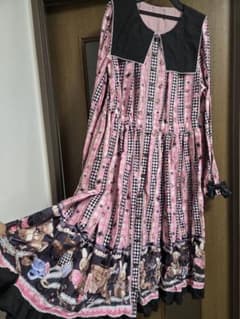 公*o様 メタモルフォーゼ☆長袖ピンクチェックワンピース☆ゴスロリ 公*o様 メタモルフォーゼ☆長袖ピンクチェックワンピース☆ゴスロリ