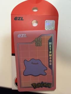 【韓国限定】ポケモン イジュルカード 交通カード EZL 未使用 メタモンのサムネイル