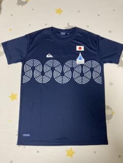 【最終品】波乗りジャパン　五十嵐カノア　チームレプリカラッシュTシャツ　Lブルーのサムネイル