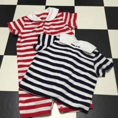 コムサ ベビー ロンパース ２枚セットのサムネイル