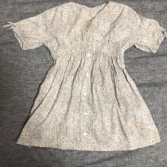petit main シャーリング　カシュクール　ワンピース　花柄　90のサムネイル