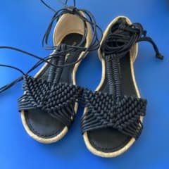 PALOMA BARCELONA 編み込みフラットサンダルのサムネイル