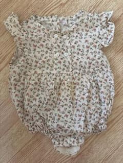 花柄 ロンパース 80cm juoのサムネイル