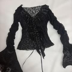 シースルートップス ブラウス ifsixwasnineゴシック ダークコア シースルートップス ブラウス ifsixwasnineゴシック 00s | Mercari