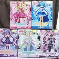 新品 キミとアイドルプリキュア♪ 5種 キューティーフィギュア コンプリートのサムネイル