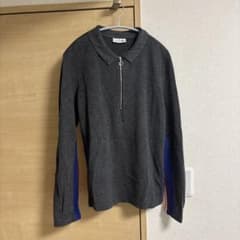 LACOSTE ハーフジップ ニット グレー 38のサムネイル
