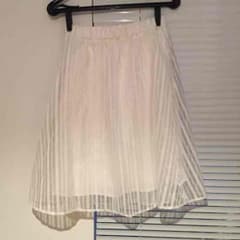 15minutes様美品◎ヘザー◎チュールスカート◎白のサムネイル