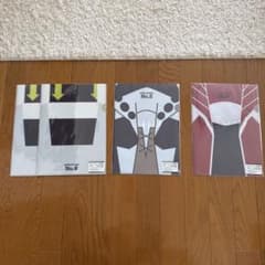 메카쿠시티 액터즈 애니 복권 클리어 파일 2장 세트 [×4] 정리 판매