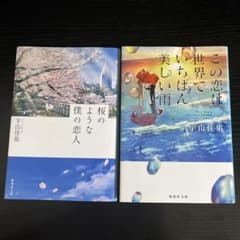 宇山佳佑 小説 2冊セット 桜のような僕の恋人　この世界でいちばん美しい雨のサムネイル