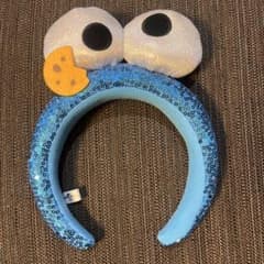 ユニバ カチューシャ クッキーモンスター キラキラのサムネイル
