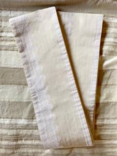 【あおば様専用】撫松庵＊レース柄半幅帯&草履のサムネイル