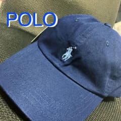 ポロ ラルフローレン キャップ ネイビー 刺繍ロゴのサムネイル