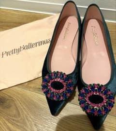 Pretty Ballerinas ELLA ビジュー フラットシューズ Pretty Ballerinas ELLA ビジュー フラットシューズ - メルカリ