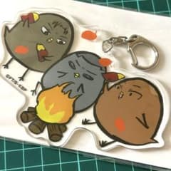 쿠로코의 농구 병아리 농구 아크릴 열쇠 고리 강기 가와라 후쿠다 아키 병아리