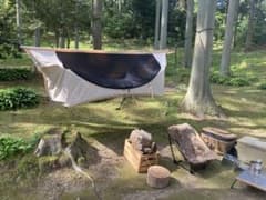 ヘブンテントサファリ　フラットハンモック　サンド　中古のサムネイル