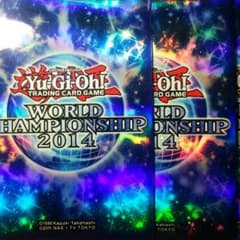 遊戯王 WCQ ワールドチャンピオンシップ 2014 青 スリーブ 55枚のサムネイル