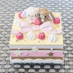 シュガーバニーズ しろうさ くろうさ オルゴール 当時品 - メルカリ