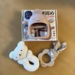 【ベビーおもちゃ】シリコンと木製の歯固め&TENERITAぬいぐるみ 3点セットのサムネイル