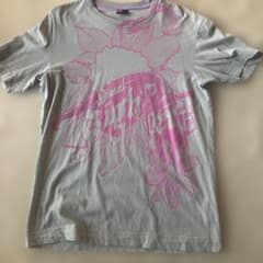 DIESEL 半袖 Tシャツ グレー ピンク 花柄のサムネイル