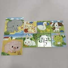 くもんのジグソーパズル STEP1 だいすき どうぶつ - メルカリ