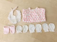 ＊ミトン＊スタイ＊ソックス＊ロンパース＊ベビー女の子セット＊のサムネイル