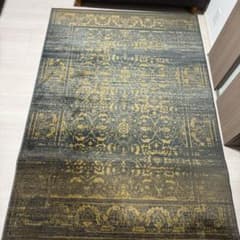 サヤンサヤン アンティーク ラグ マット 133x195 1.5畳 ネイビー サヤンサヤン アンティーク ラグ マット 133x195 1.5畳 ネイビー