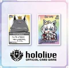 新品未使用】hololive オフィシャルホロカスリーブ 『偽造ホロカ