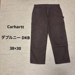 Carhartt ダブルニー DKB ダークブラウン 38×30のサムネイル