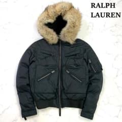ラルフローレン ダウンジャケット N-2B ムートンファー テック 黒　D218 ラルフローレン ダウンジャケット N-2B ムートンファー テック 黒 D218
