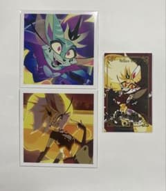 ヘルヴァボス アニメイト ましコレ、アニメイトカフェ箔押しカード ベルゼブブのサムネイル