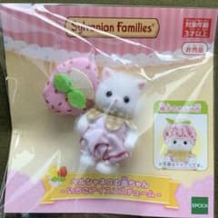 ペルシャ猫の赤ちゃん いちごアイスコスチュームのサムネイル