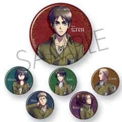 進撃の巨人 リヴァイ 缶バッジ 原画展 イベント限定
