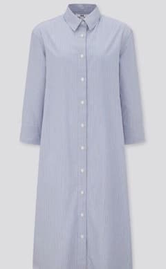 新品　UNIQLO シャツワンピース　LLのサムネイル