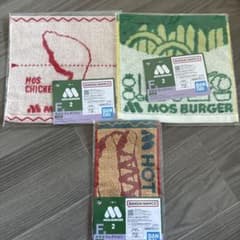 모스 버거 이치 반 쿠지 MOS BURGER 타월 3 장 세트 F상