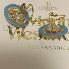 ヴィヴィアン ブルーサテライト オーブピアス プチのサムネイル