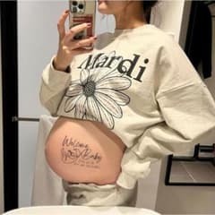 【b-1】マタニティフォトシール　タトゥーシール　妊婦　赤ちゃん　ベリーペイントのサムネイル