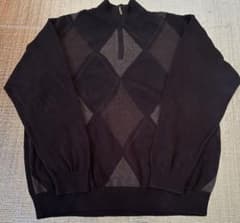 【美品】A・C DESIGN STUDIO ハーフジップ ニット コットンのサムネイル