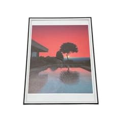 額縁付き】 永井博（Hiroshi Nagai） A2ポスター 紅 - メルカリ